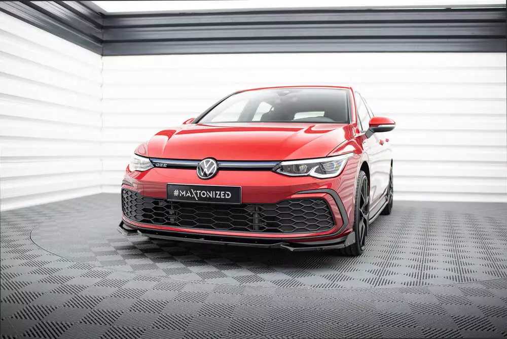 Front Splitter V.2 + Flaps Volkswagen Golf Gti / Gte / Gtd / R-line Mk8