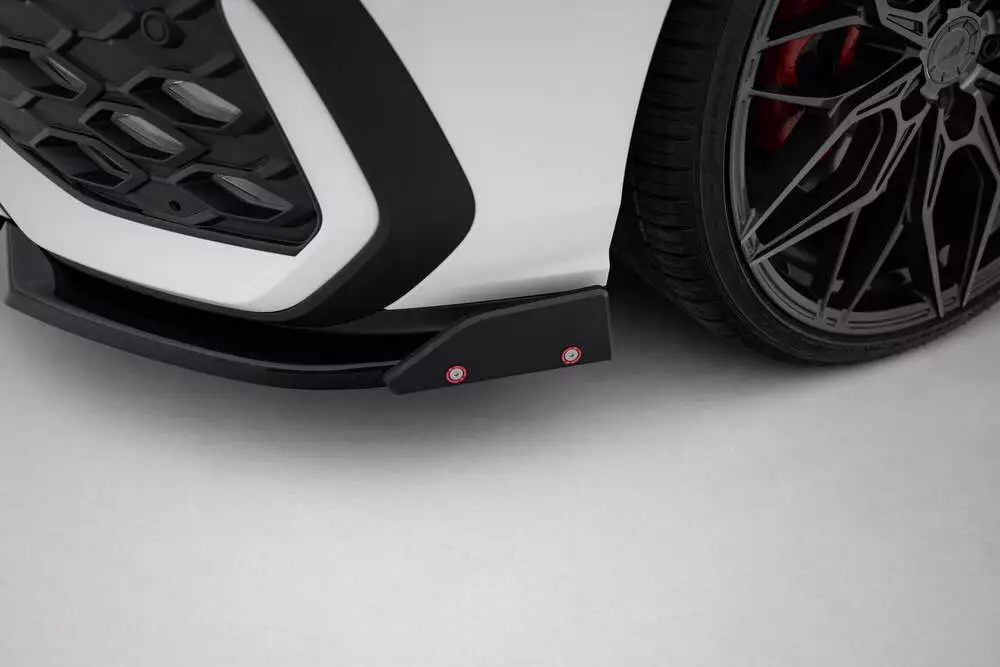 Front Splitter V.2 + Flaps Volkswagen Golf Gti / Gte / R-line Mk8 Facelift - Image 3
