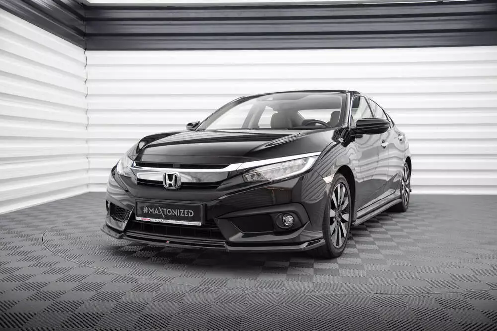 Front Splitter V.2 Honda Civic Sedan Mk10