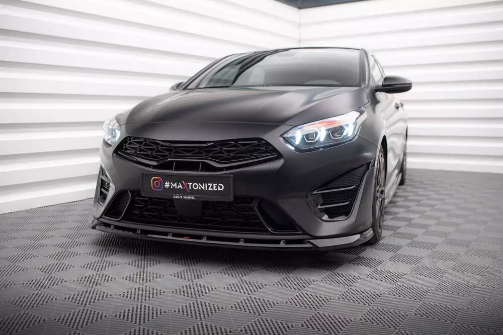 Front Splitter V.2 Kia Proceed Gt Mk3 Facelift / Ceed Gt / Gt - Line Mk1 Facelift