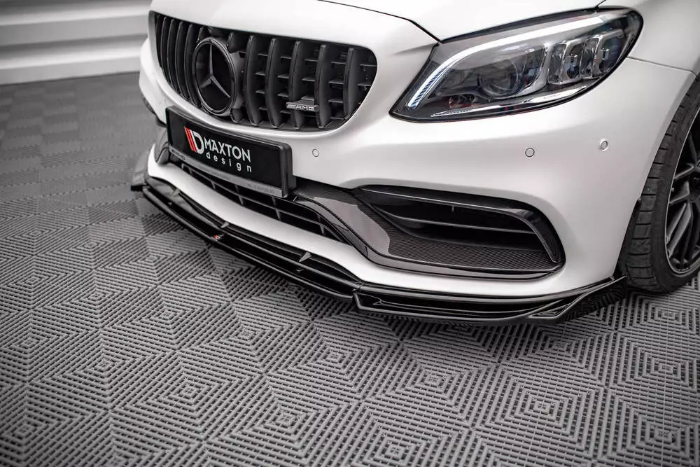Front Splitter V.2 Mercedes-amg C63 Coupe Amg Aero Pack C205 Facelift - Image 2