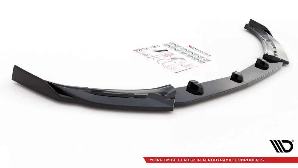 Front Splitter V.2 Mercedes-amg C63 Coupe Amg Aero Pack C205 Facelift - Image 3