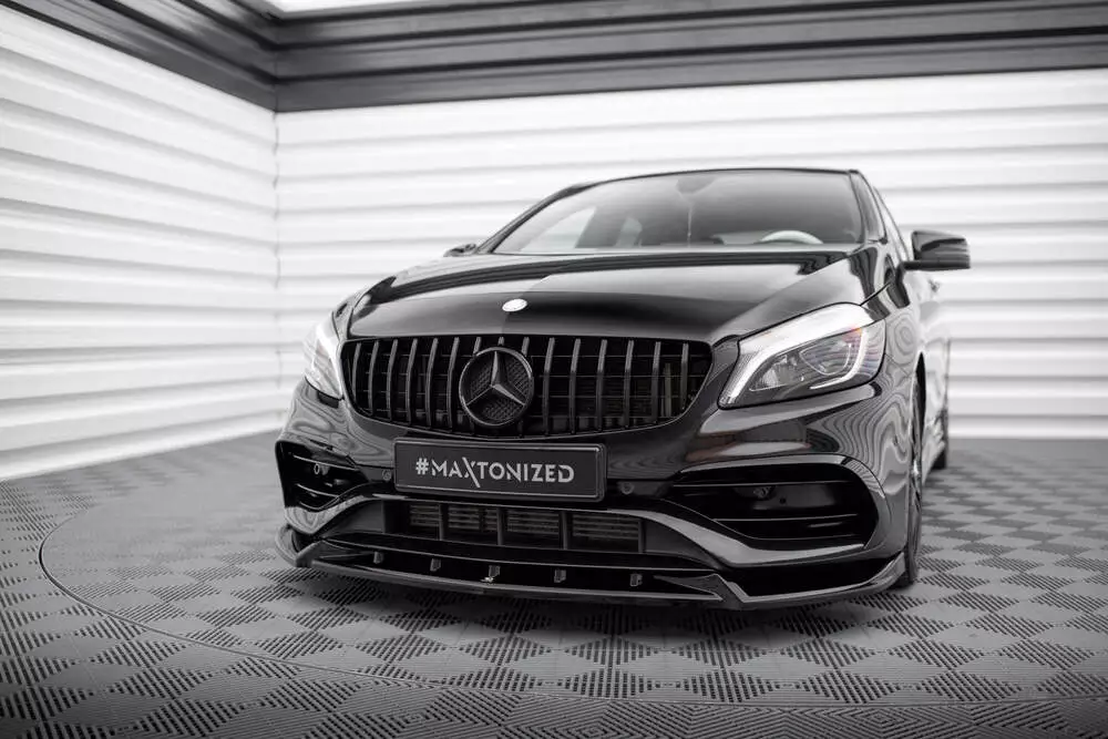 Front Splitter V.2 Mercedes-benz A Amg-line W176 Facelift