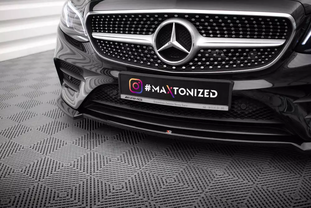 Front Splitter V.2 Mercedes-benz E-class W213 Coupe (C238) / Cabriolet (A238) Amg-line / 53 Amg - Image 3