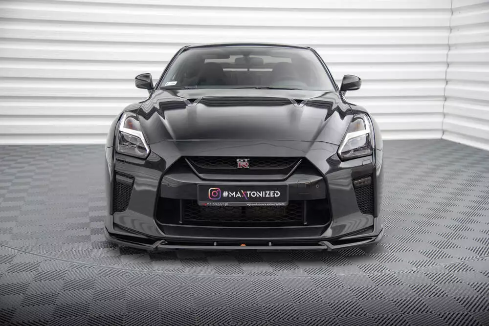 Front Splitter V.2 Nissan Gtr R35 Facelift - Image 2