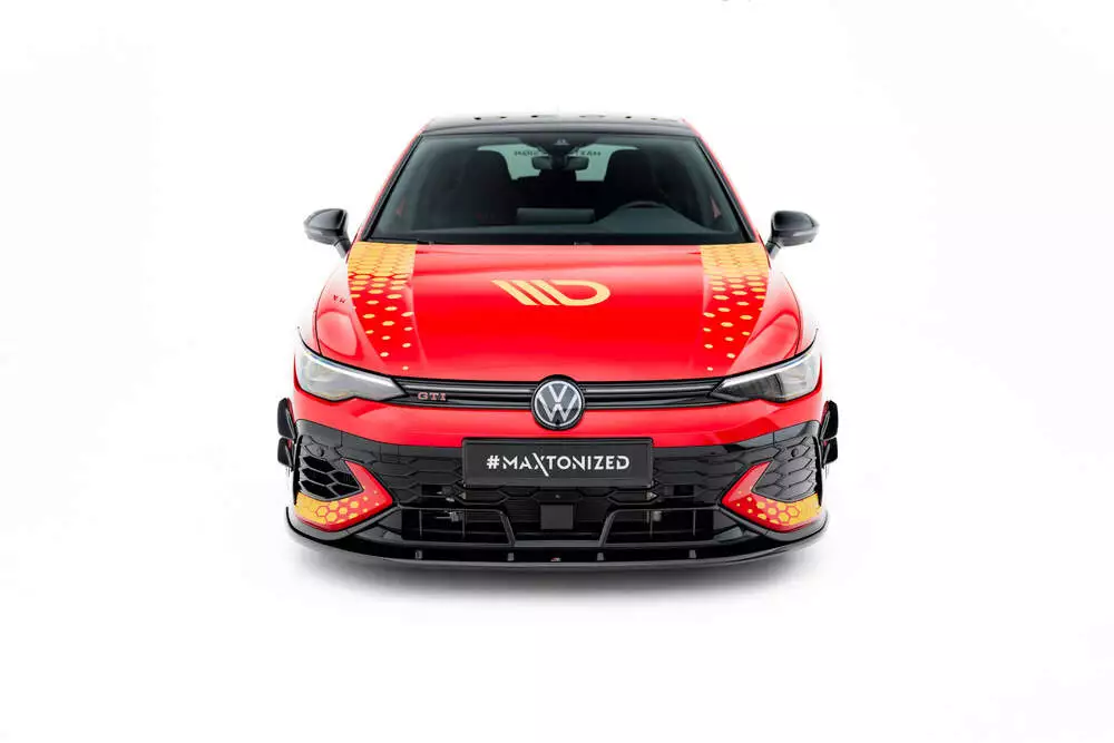 Front Splitter V.2 Volkswagen Golf Gti Clubsport Mk8 Facelift - Image 2
