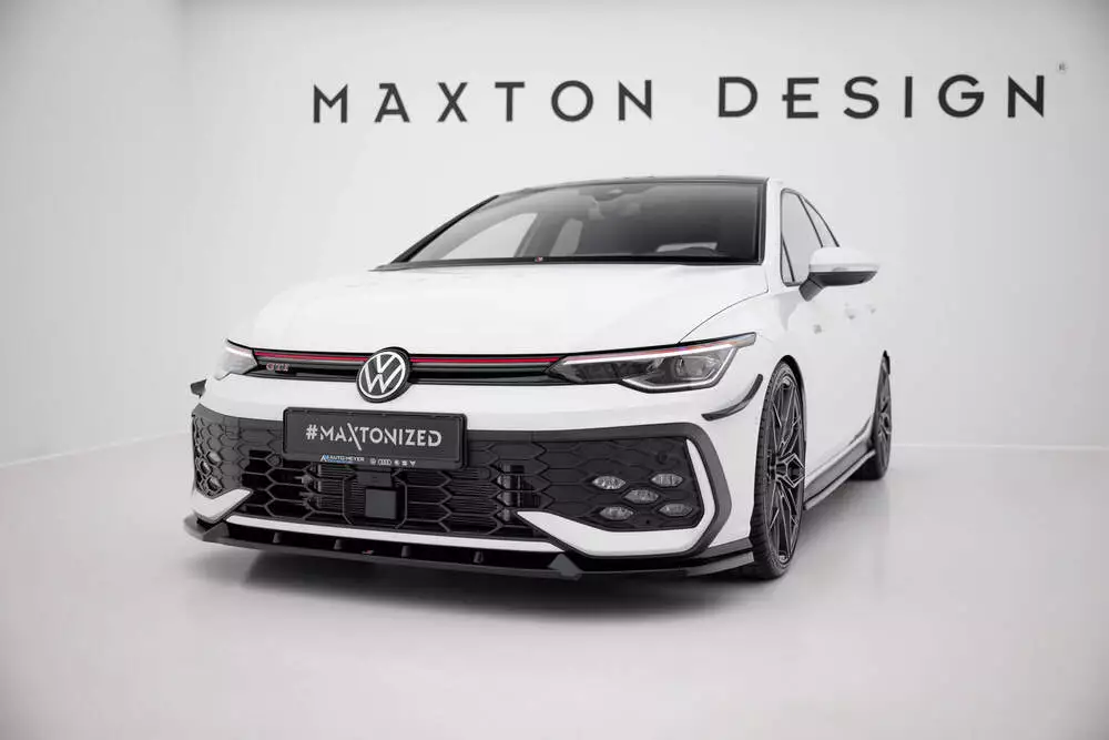 Front Splitter V.2 Volkswagen Golf Gti / Gte / R-line Mk8 Facelift