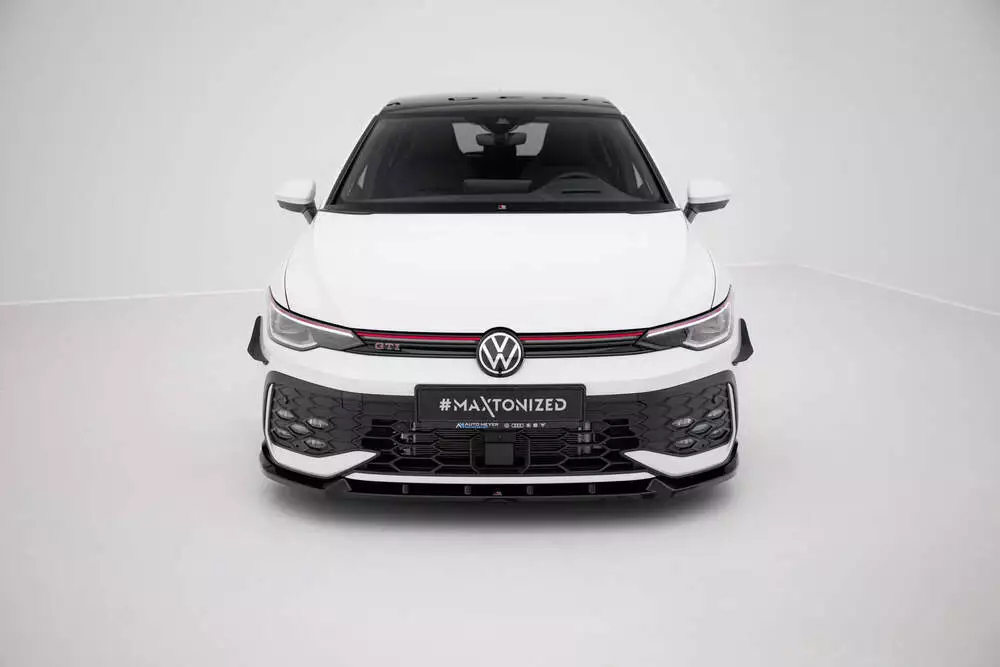 Front Splitter V.2 Volkswagen Golf Gti / Gte / R-line Mk8 Facelift - Image 2