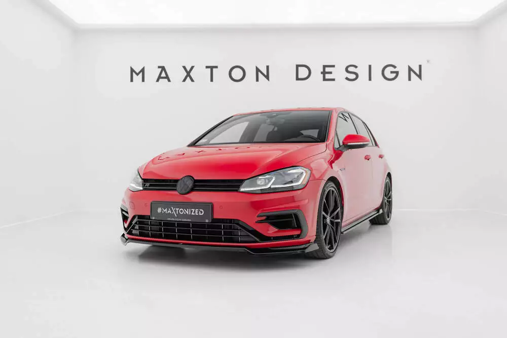 Front Splitter V.2 Volkswagen Golf R / R-line Mk7 Facelift