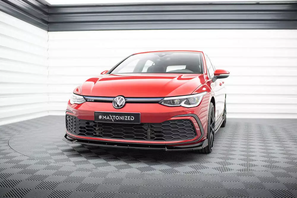 Front Splitter V.3 + Flaps Volkswagen Golf Gti / Gte / Gtd / R-line Mk8