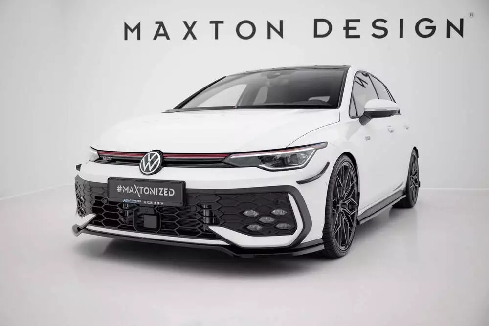 Front Splitter V.3 Volkswagen Golf Gti / Gte / R-line Mk8 Facelift