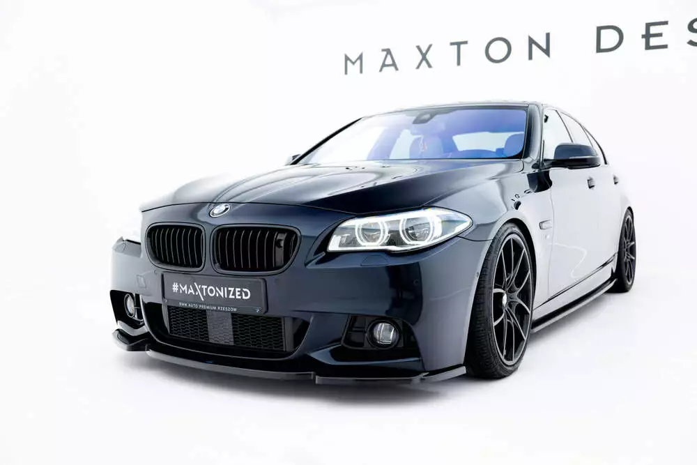 Front Splitter V.3 For Bmw 5 F10/f11 M-pack