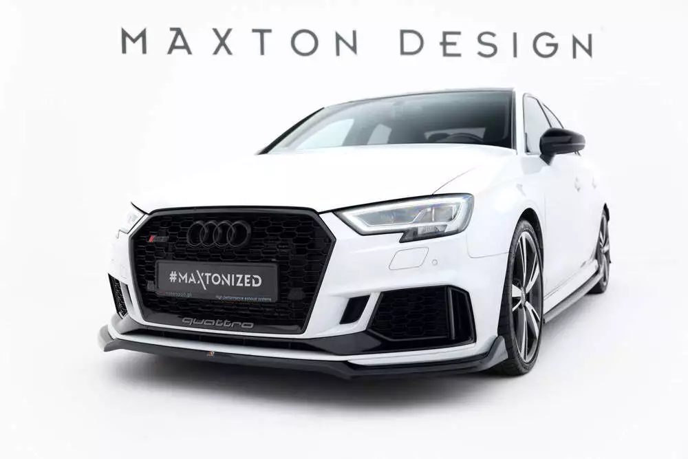 Front Splitter V.4 Audi Rs3 Sedan 8v Facelift