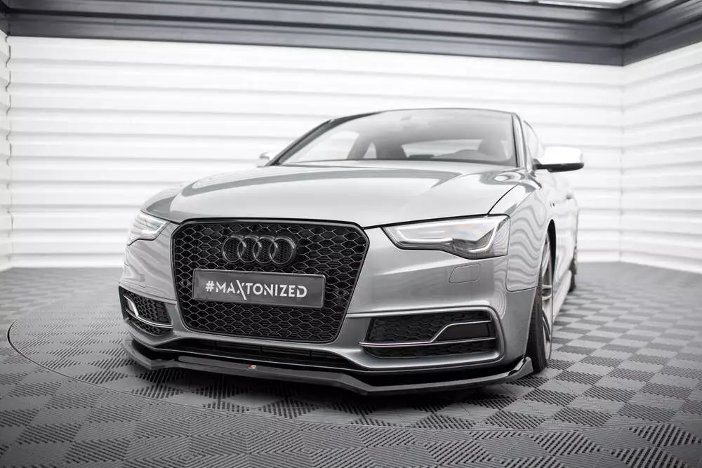 Front Splitter V.4 Audi S5 / A5 S-line Coupe / Sportback 8t Facelift