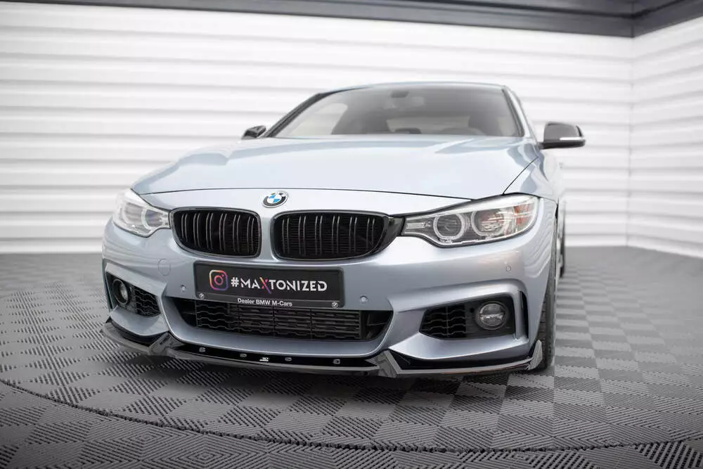 Front Splitter V.4 Bmw 4 Coupe / Gran Coupe / Cabrio M-pack F32 / F36 / F33
