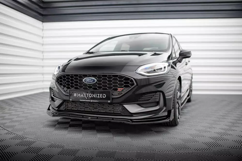 Front Splitter V.4 + Flaps Ford Fiesta St / St-line Mk8 Facelift