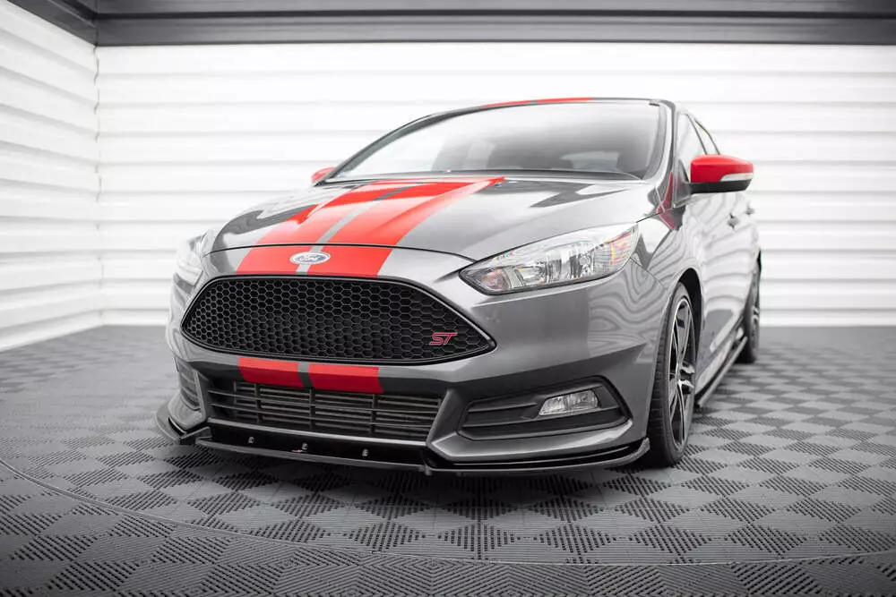 Front Splitter V.4 Ford Focus St Mk3 Facelift