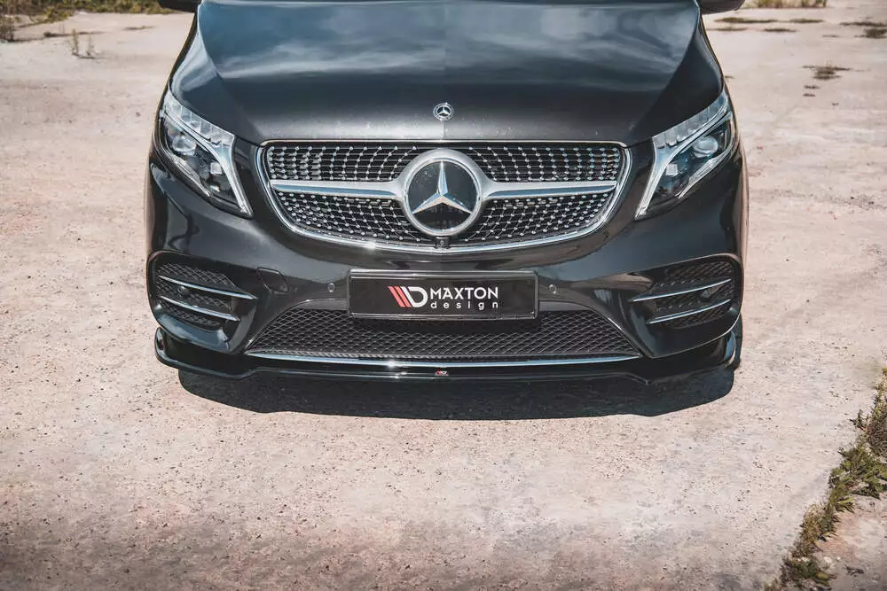 Front Splitter V.4 Mercedes-benz V-class Amg-line W447 - Image 2