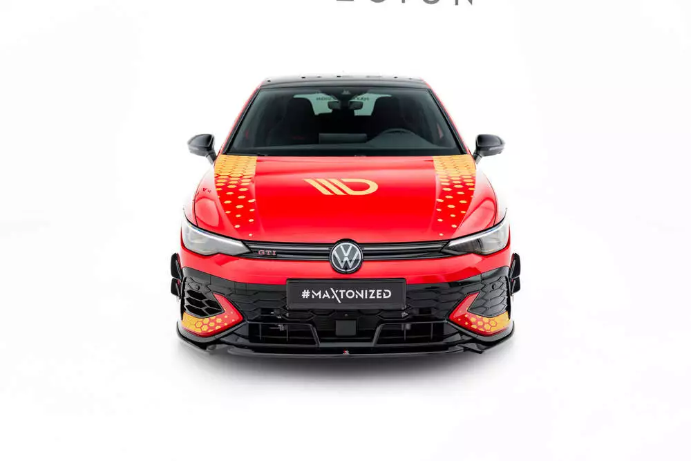 Front Splitter V.4 Volkswagen Golf Gti Clubsport Mk8 Facelift - Image 2