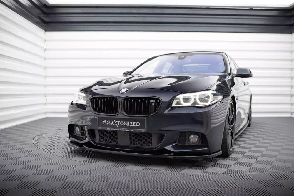 Front Splitter V.4 For Bmw 5 F10/f11 M-pack
