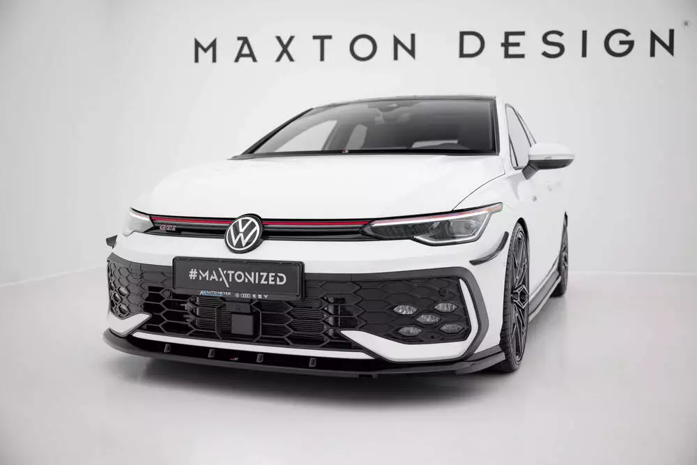 Front Splitter V.5 Volkswagen Golf Gti / Gte / R-line Mk8 Facelift