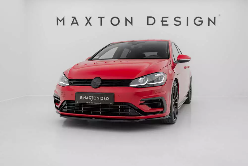 Front Splitter V.5 Volkswagen Golf R / R-line Mk7 Facelift