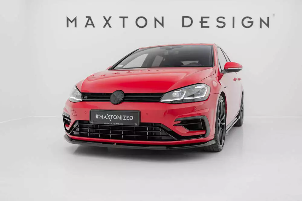 Front Splitter V.6 Volkswagen Golf R / R-line Mk7 Facelift
