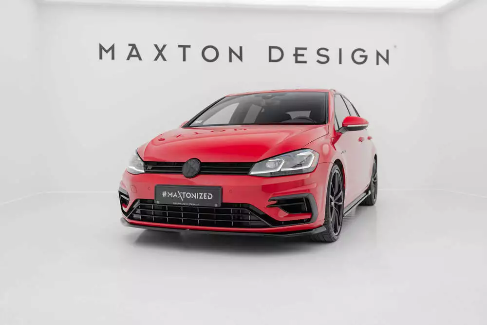 Front Splitter V.7 Volkswagen Golf R / R-line Mk7 Facelift
