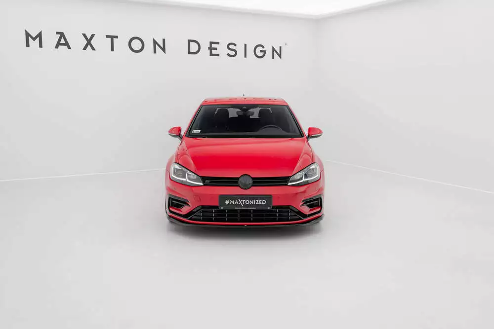 Front Splitter V.7 Volkswagen Golf R / R-line Mk7 Facelift - Image 2