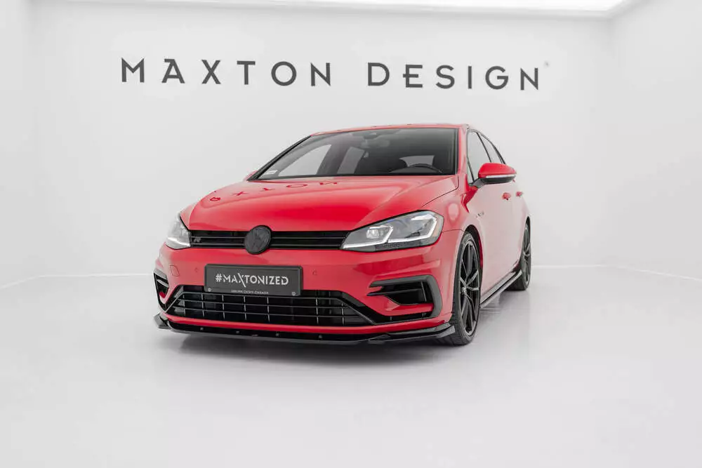 Front Splitter V.9 Volkswagen Golf R / R-line Mk7 Facelift