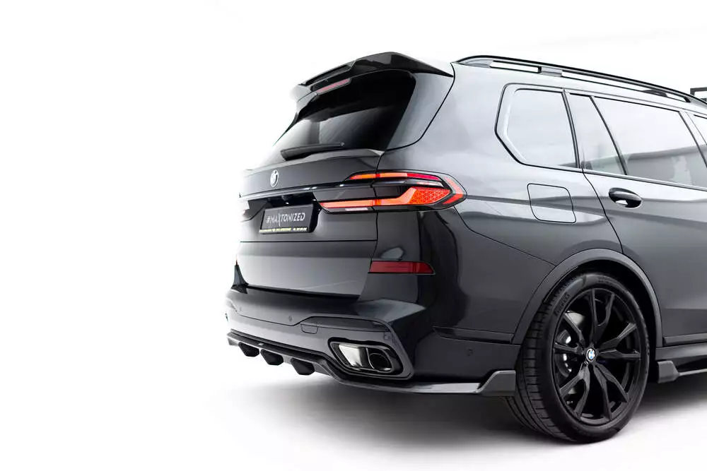 Prepreg Carbon Fiber Rear Diffuser Bmw X7 M-pack G07 Facelift - Image 3