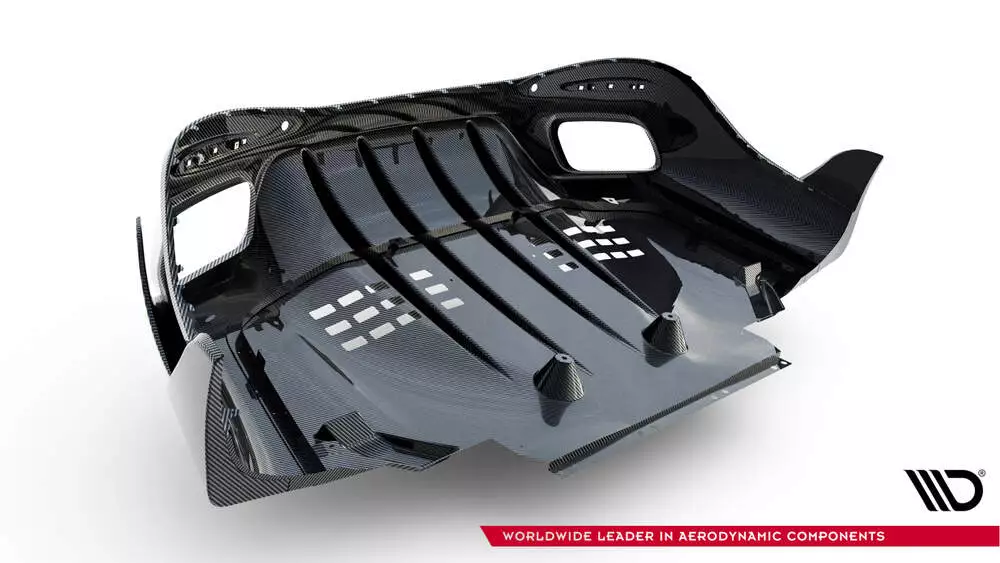 Prepreg Carbon Fiber Rear Diffuser Mercedes-amg Gt 63 / 55 / 63 S E Performance C192 - Image 11