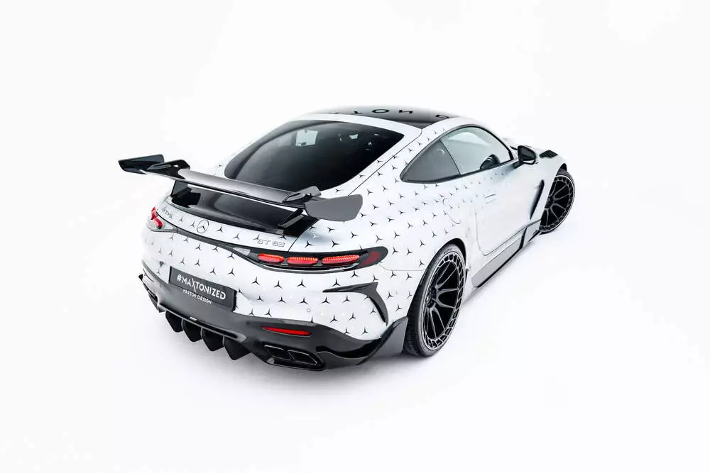 Prepreg Carbon Fiber Rear Diffuser Mercedes-amg Gt 63 / 55 / 63 S E Performance C192 - Image 2