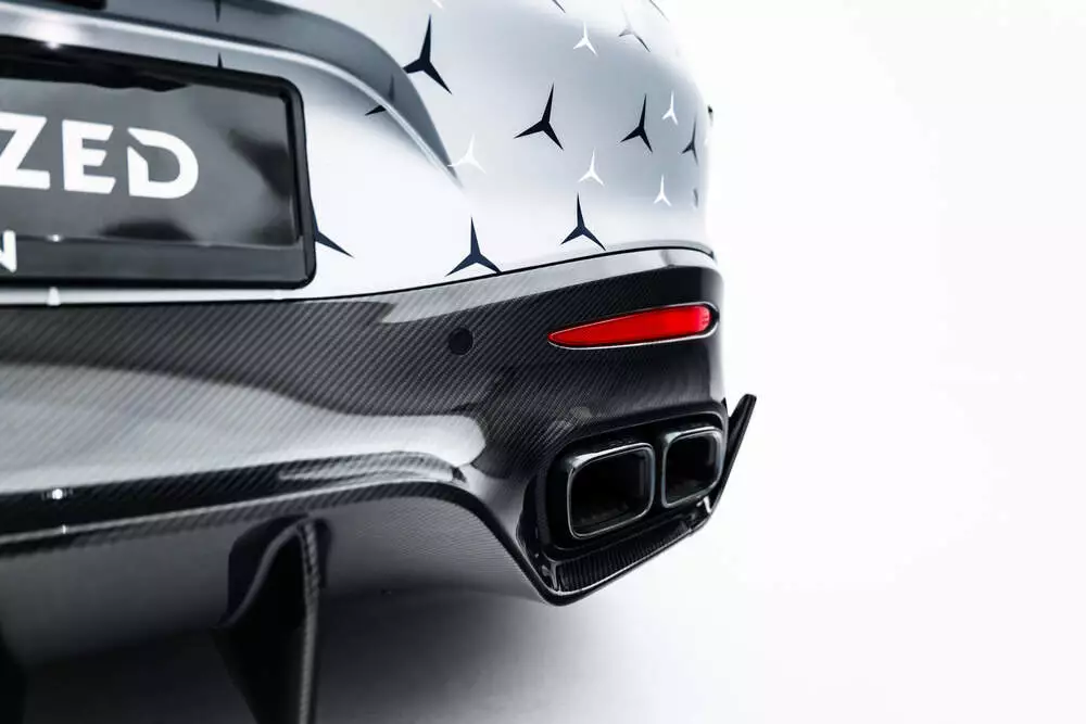 Prepreg Carbon Fiber Rear Diffuser Mercedes-amg Gt 63 / 55 / 63 S E Performance C192 - Image 9