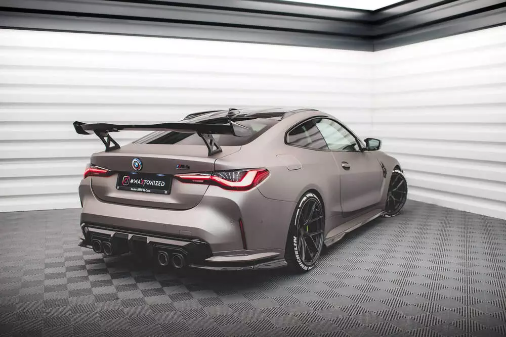 Prepreg Carbon Fiber Rear Side Splitters Bmw M4 G82 / G82 Facelift - Image 7