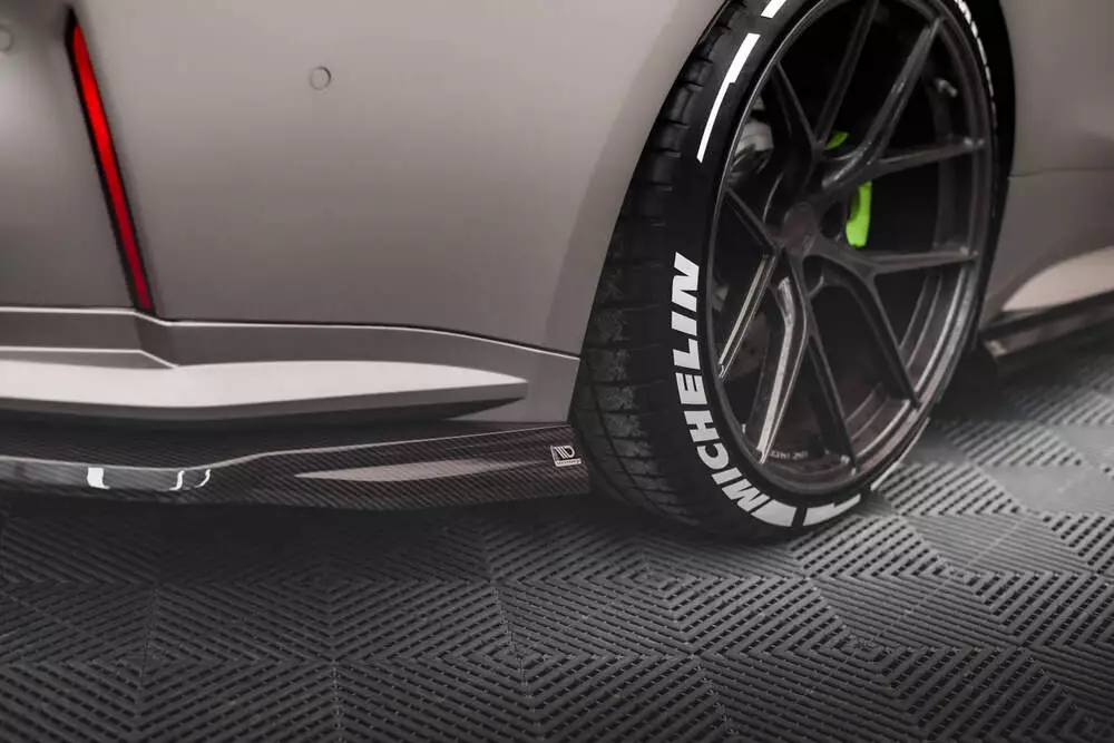 Prepreg Carbon Fiber Rear Side Splitters Bmw M4 G82 / G82 Facelift - Image 8