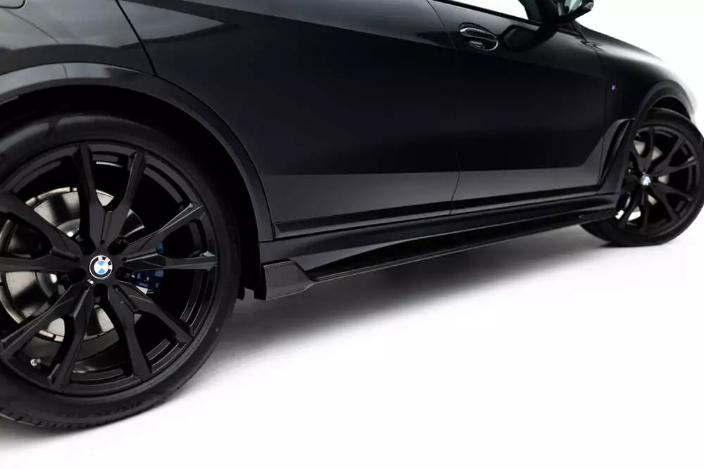 Prepreg Carbon Fiber Side Skirts Bmw X7 M-pack G07 Facelift - Image 4