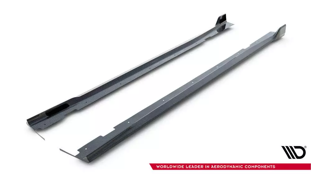 Prepreg Carbon Fiber Side Skirts Bmw X7 M-pack G07 Facelift - Image 6