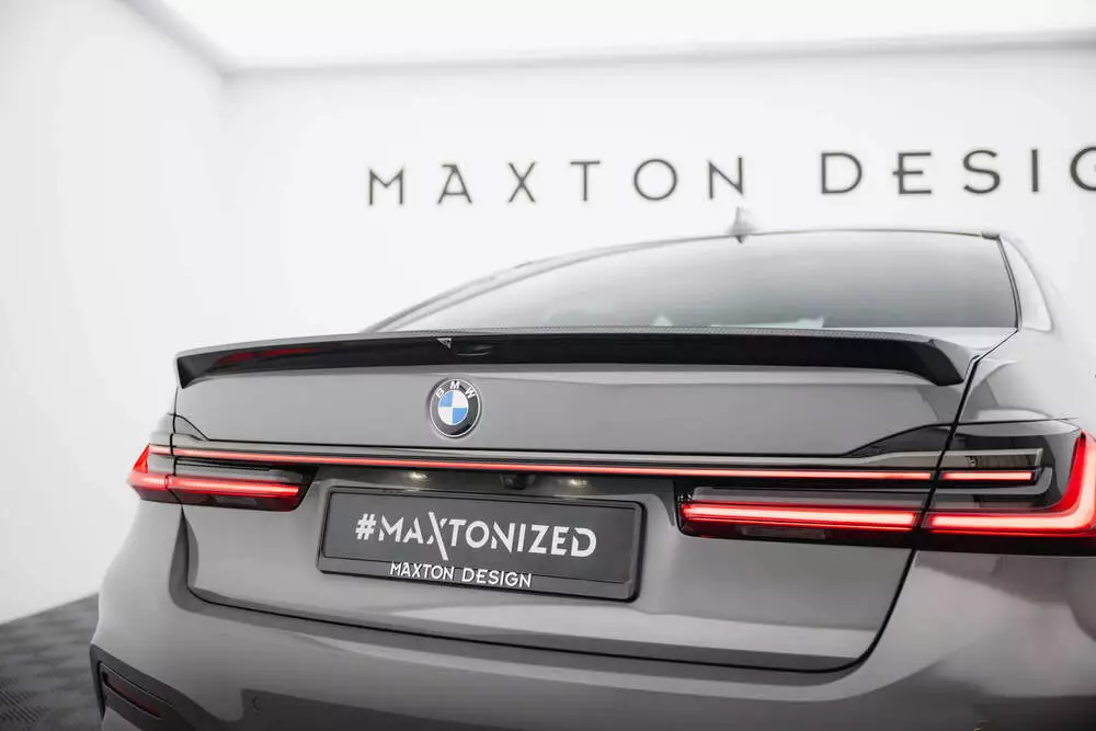 Prepreg Carbon Fiber Tailgate Spoiler Bmw 7 G11 / G11 Facelift