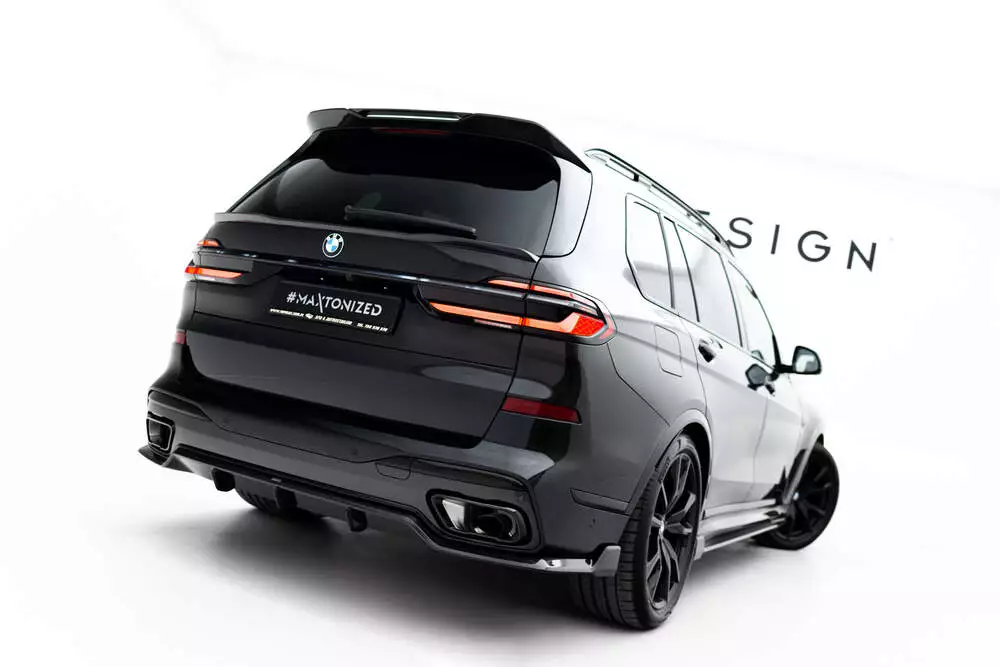 Prepreg Carbon Fiber Tailgate Spoiler (Lower) Bmw X7 M-pack G07 Facelift - Image 5