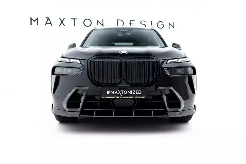 Prepreg Carbon Front Bumper Side Vents Bmw X7 M-pack G07 Facelift - Image 3