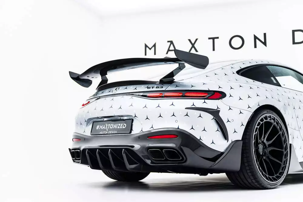 Prepreg Rear Bumper Carbon Canards Mercedes-amg Gt 63 / 55 / 63 S E Performance C192 - Image 2