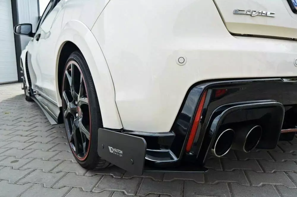Racing Rear Side Splitters Honda Civic Ix Type R