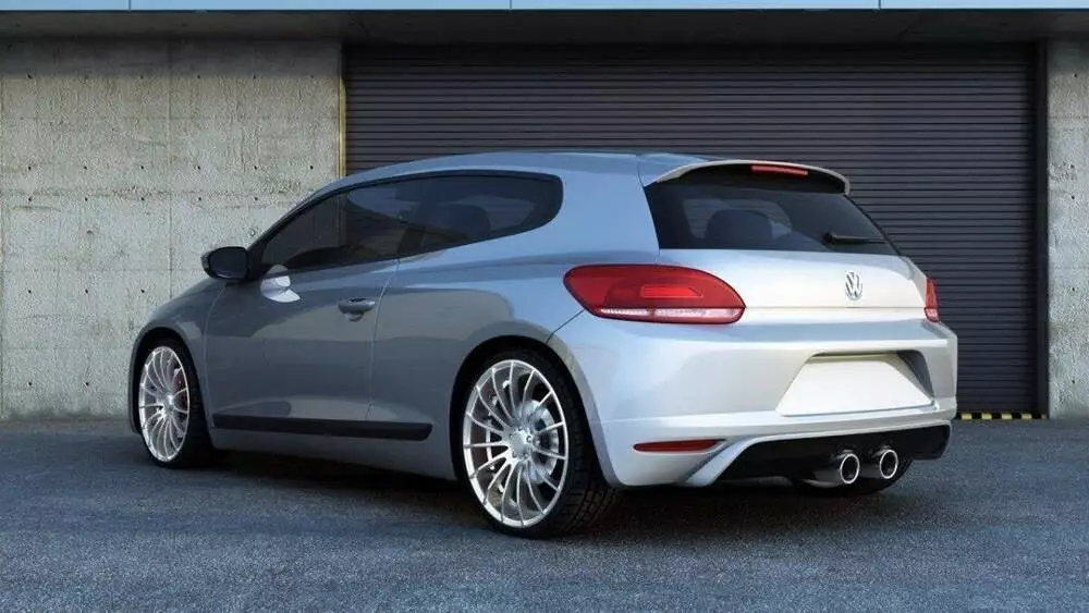 Rear Bumper Extension Vw Scirocco Standard (Scirocco R Look)