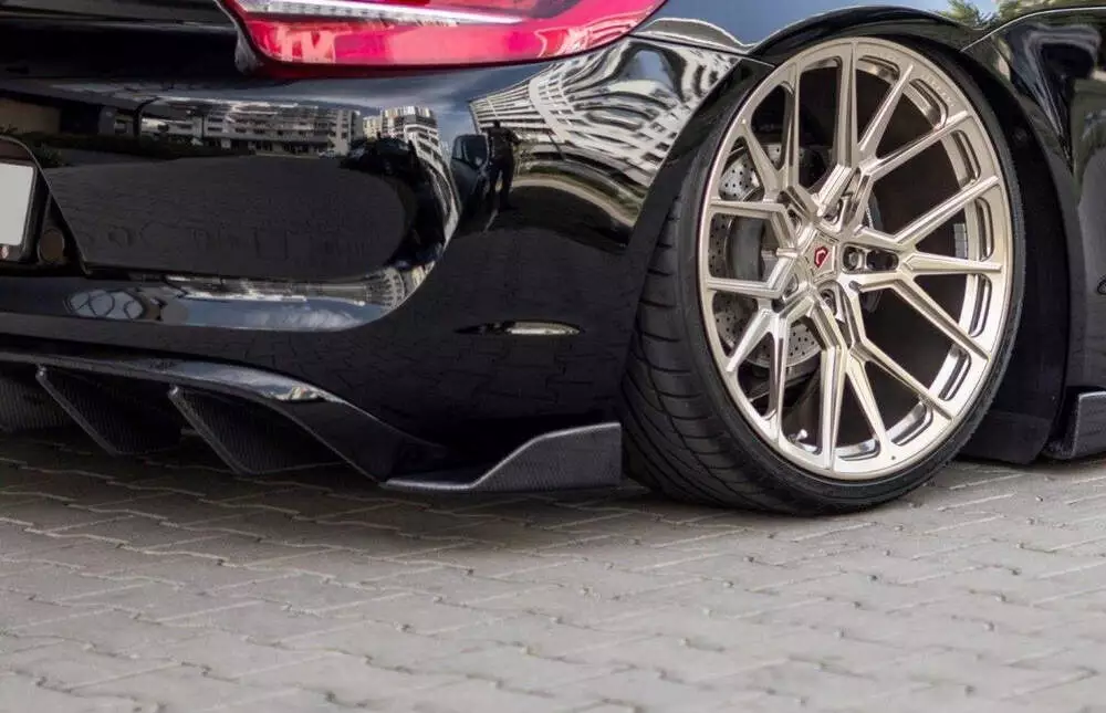 Rear Side Splitters Porsche Cayman Mk2 981c