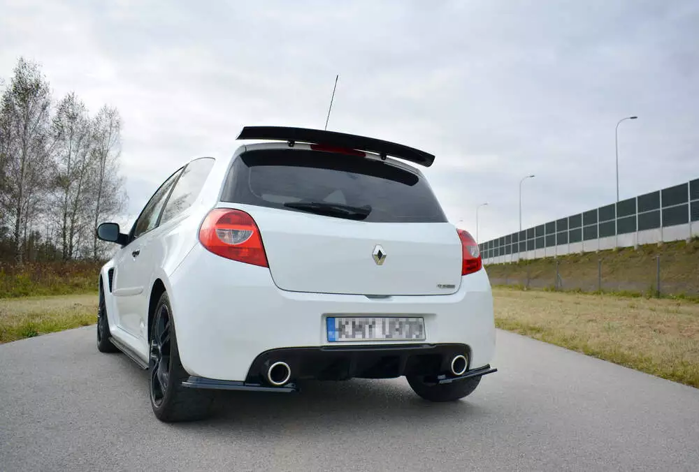 Rear Side Splitters Renault Clio Mk3 Rs Facelift - Image 2