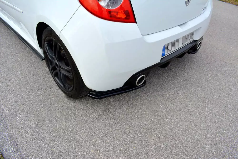 Rear Side Splitters Renault Clio Mk3 Rs Facelift - Image 4