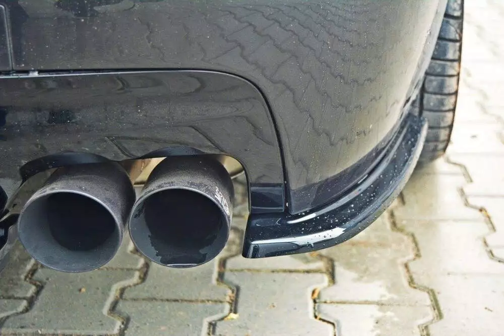 Rear Side Splitters For Bmw 5 F11 M-pack (Fits Two Double Exhaust Ends) - Image 2