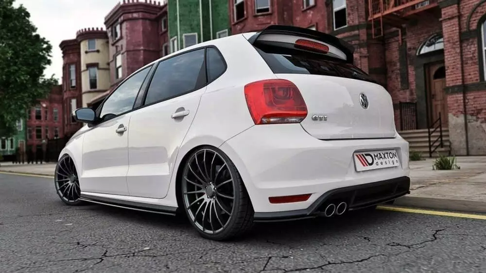 Rear Splitter (With A Vertical Bar) Volkswagen Polo Gti Mk5 Facelift