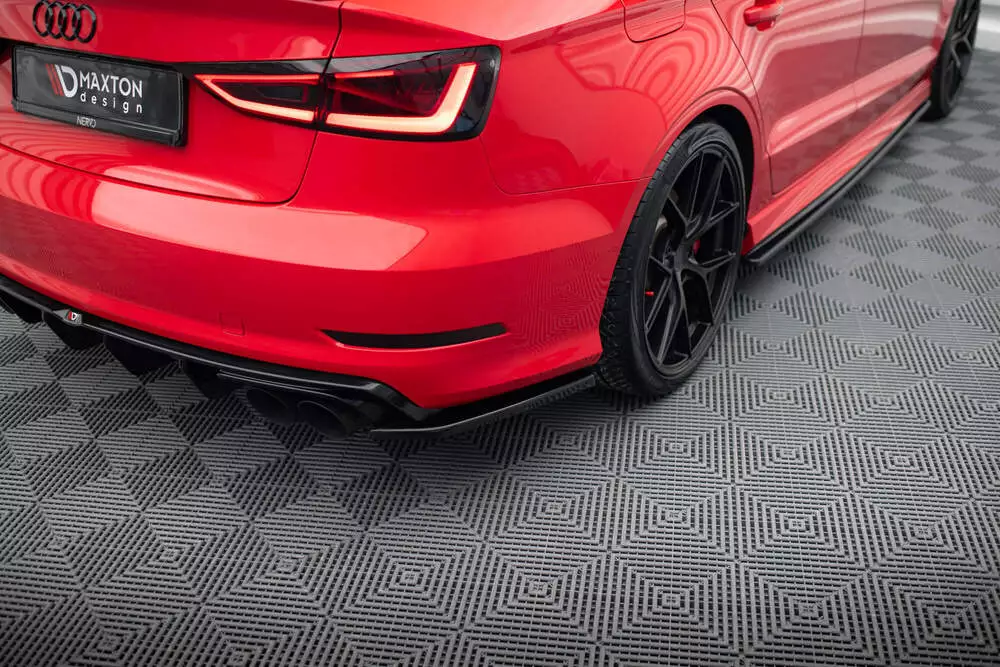 Rear Side Splitters Audi S3 Sedan 8v